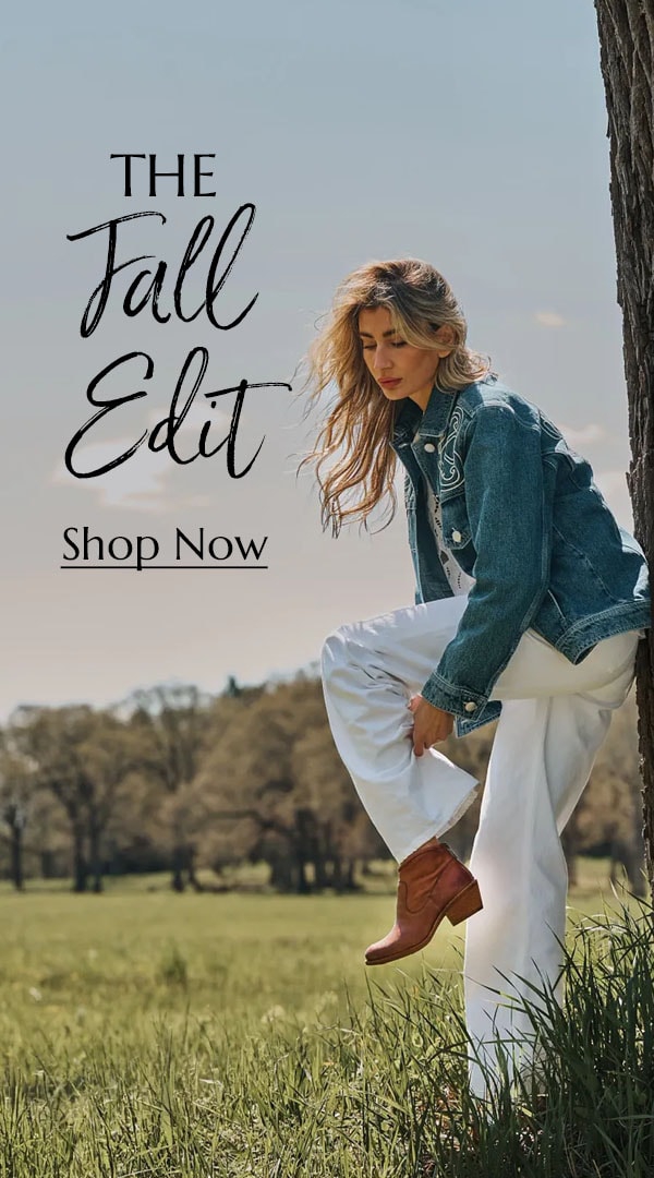 The Fall Edit. Shop Now. Featuring the Aisley bootie in brown.