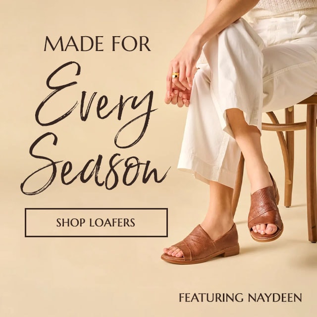 Made for every season. Shop loafers Featuring the Naydeen loafer in brown.