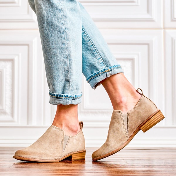 Featuring the Naisbury shootie in tan. Shop Naisbury.